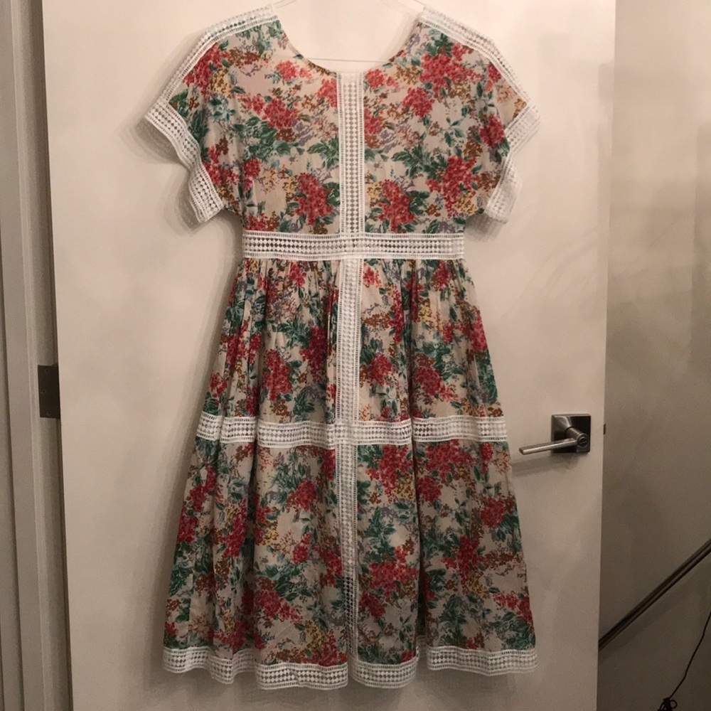 Nastygal floral print dress